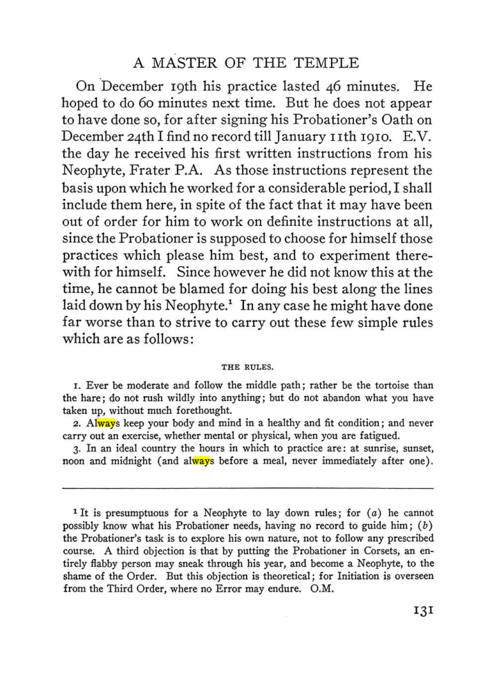 Original scan of The Equinox (Volume III, Number I), PDF page 139