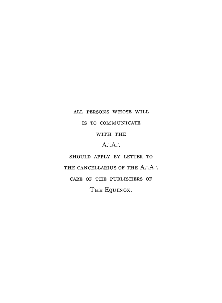 Original scan of The Equinox (Volume III, Number I), PDF page 14