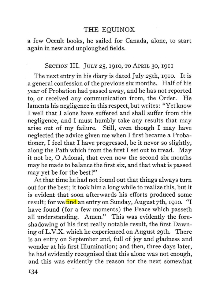 Original scan of The Equinox (Volume III, Number I), PDF page 142