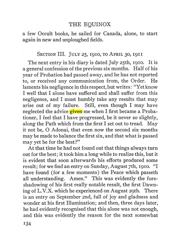 Original scan of The Equinox (Volume III, Number I), PDF page 142