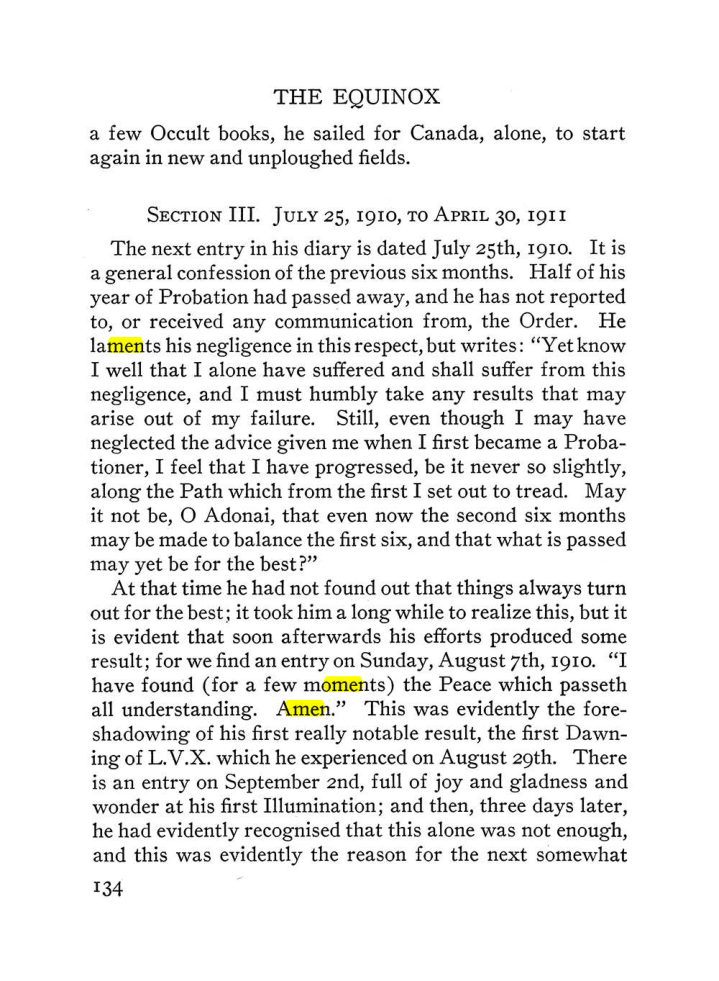 Original scan of The Equinox (Volume III, Number I), PDF page 142