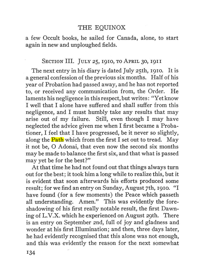 Original scan of The Equinox (Volume III, Number I), PDF page 142