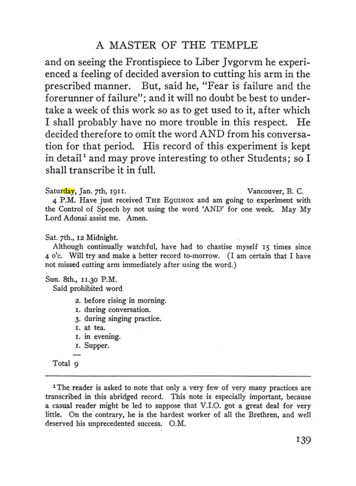 Original scan of The Equinox (Volume III, Number I), PDF page 147