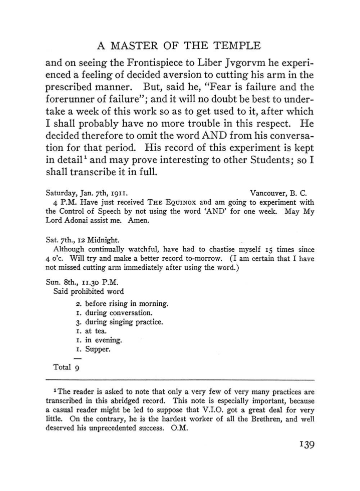 Original scan of The Equinox (Volume III, Number I), PDF page 147