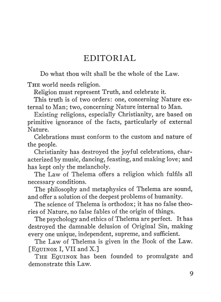 Original scan of The Equinox (Volume III, Number I), PDF page 15