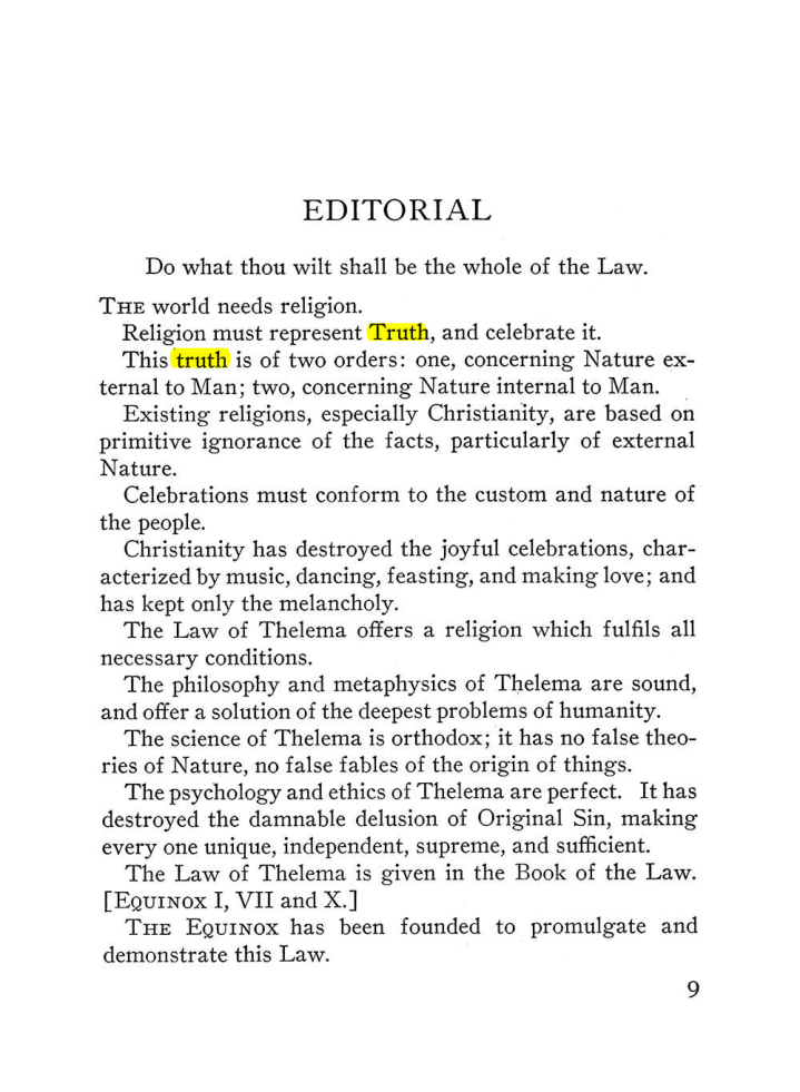 Original scan of The Equinox (Volume III, Number I), PDF page 15