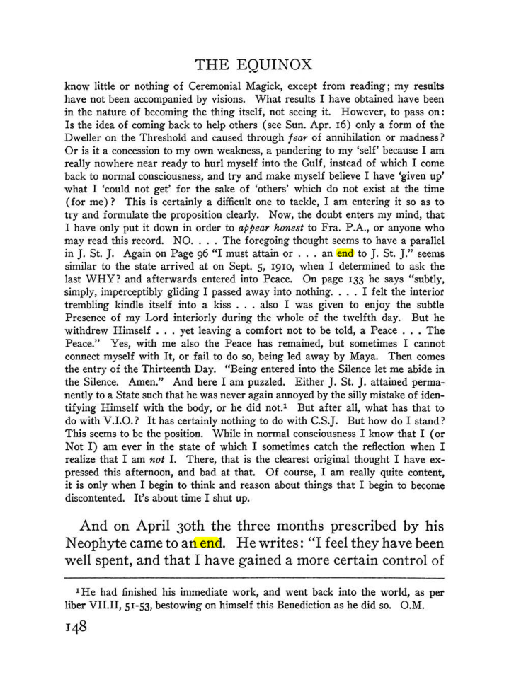 Original scan of The Equinox (Volume III, Number I), PDF page 156