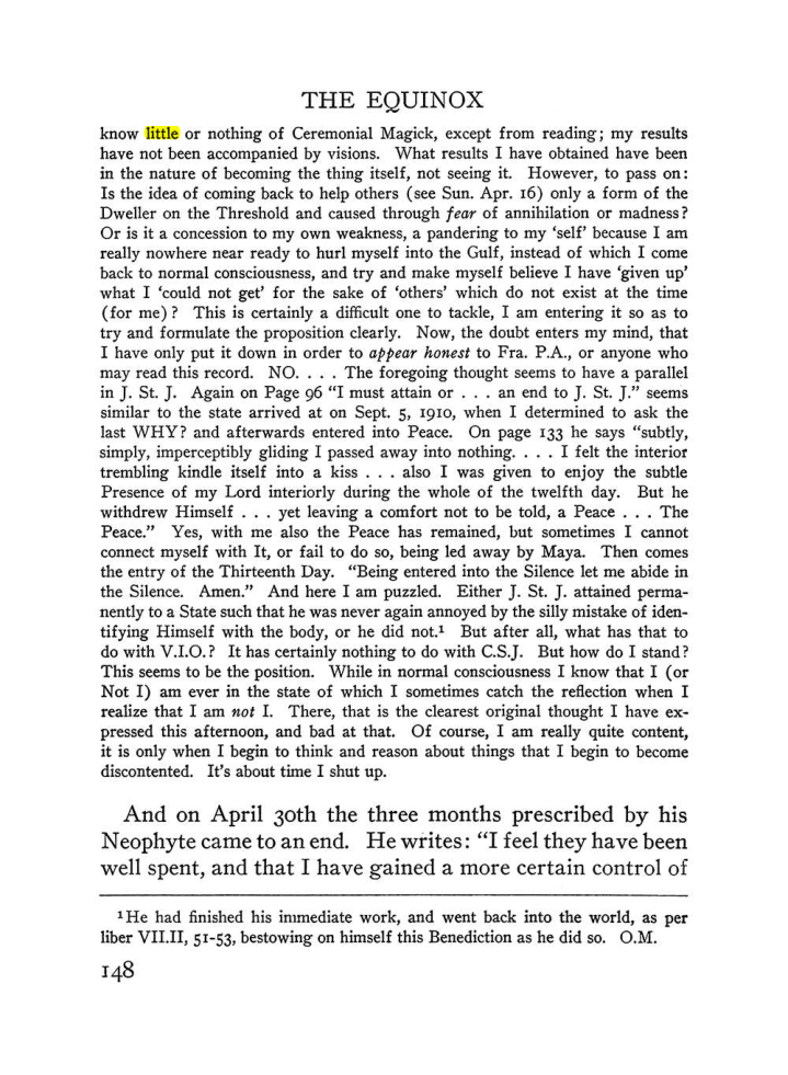 Original scan of The Equinox (Volume III, Number I), PDF page 156