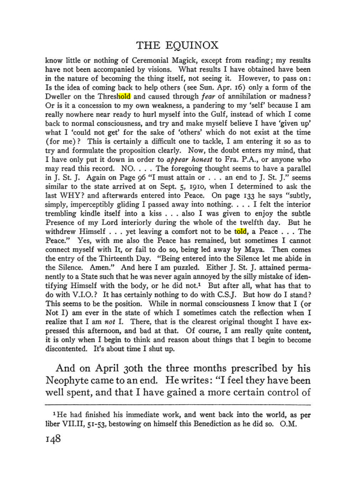Original scan of The Equinox (Volume III, Number I), PDF page 156