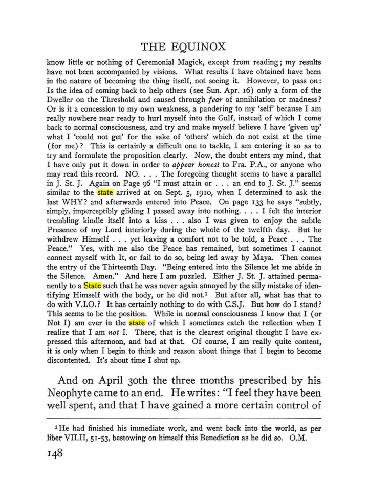 Original scan of The Equinox (Volume III, Number I), PDF page 156