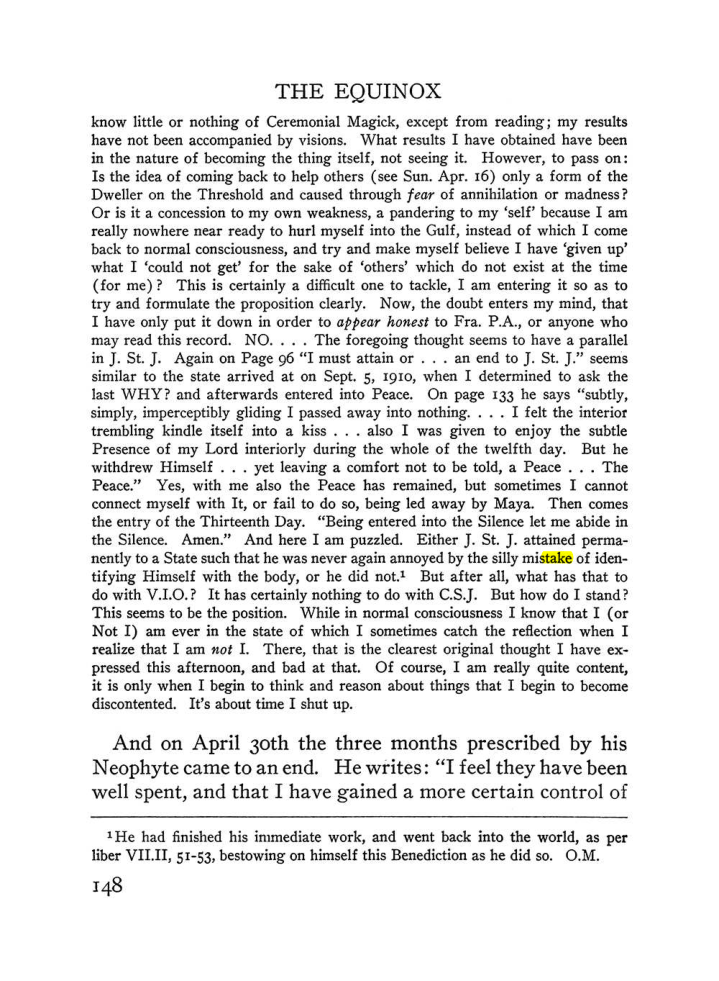 Original scan of The Equinox (Volume III, Number I), PDF page 156