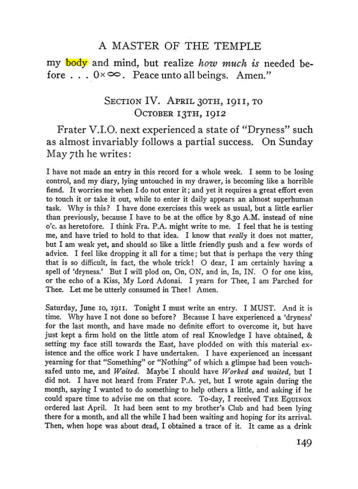 Original scan of The Equinox (Volume III, Number I), PDF page 157