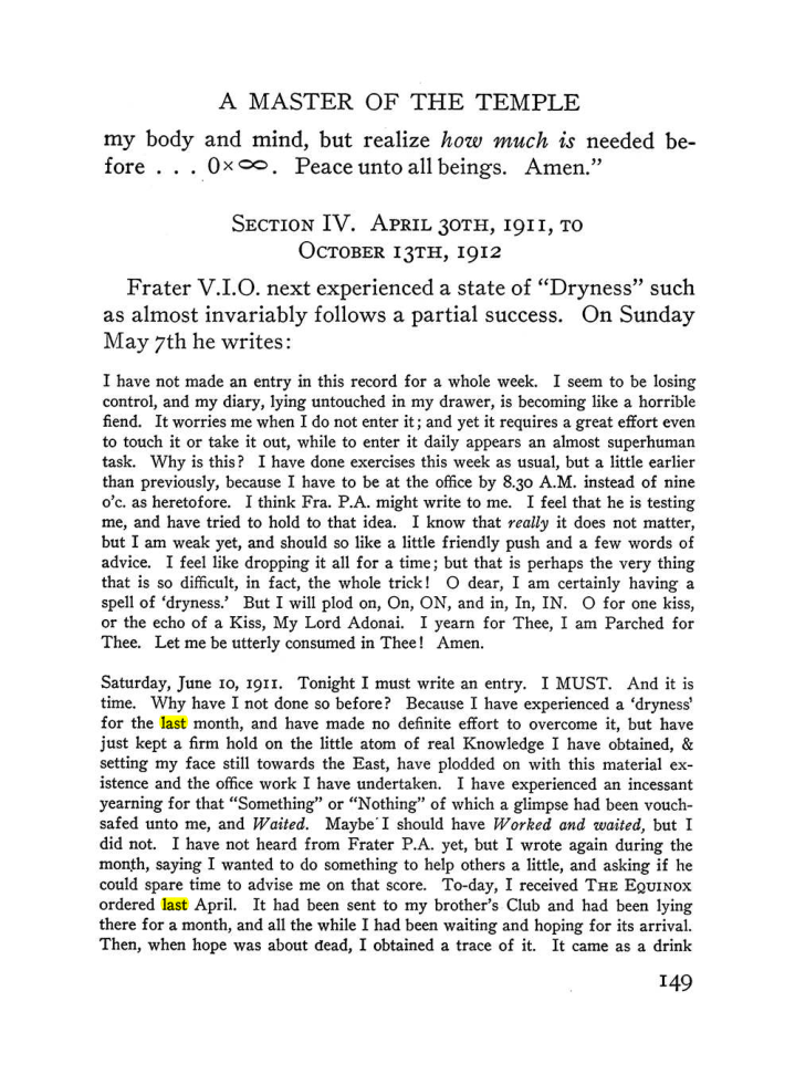 Original scan of The Equinox (Volume III, Number I), PDF page 157