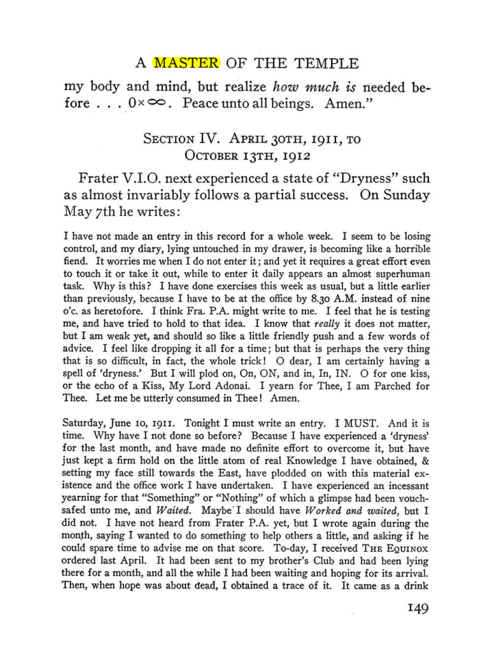 Original scan of The Equinox (Volume III, Number I), PDF page 157