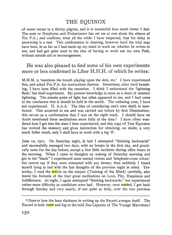 Original scan of The Equinox (Volume III, Number I), PDF page 158