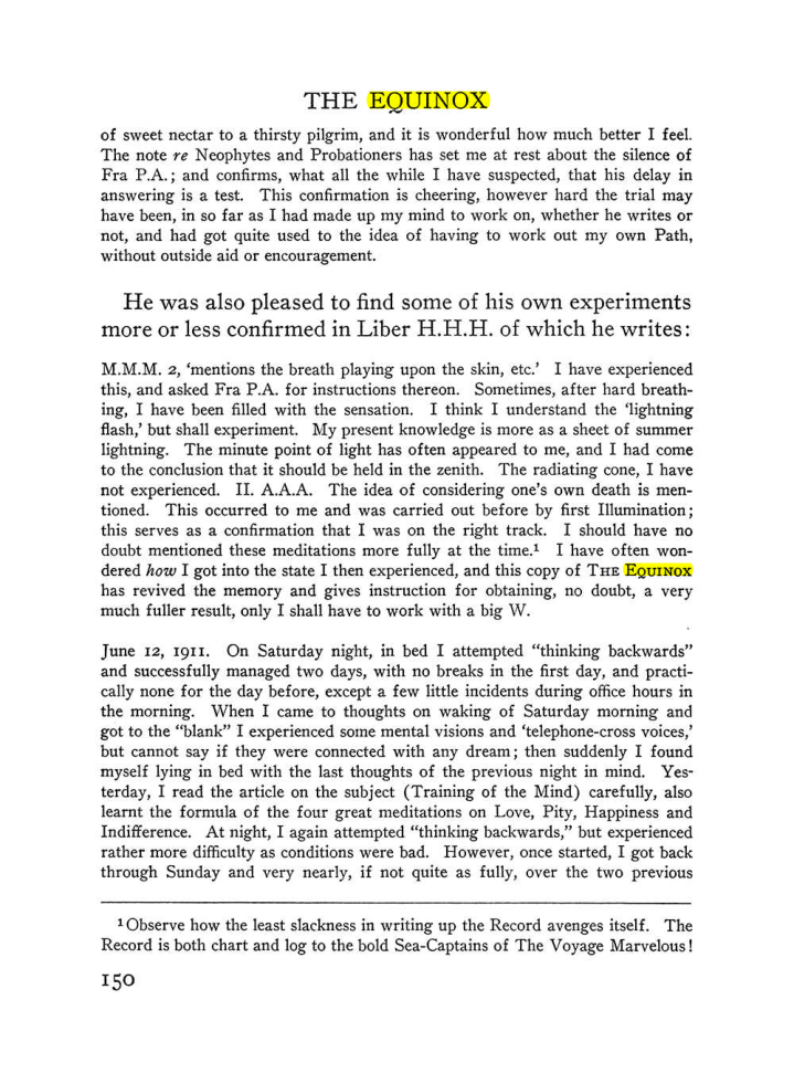 Original scan of The Equinox (Volume III, Number I), PDF page 158