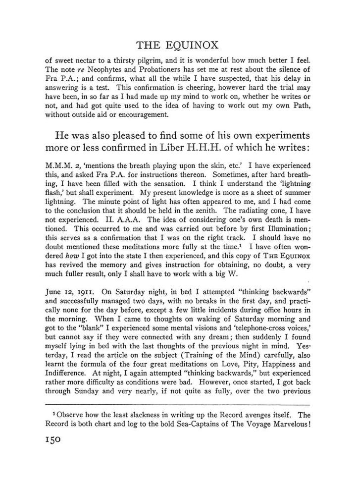 Original scan of The Equinox (Volume III, Number I), PDF page 158