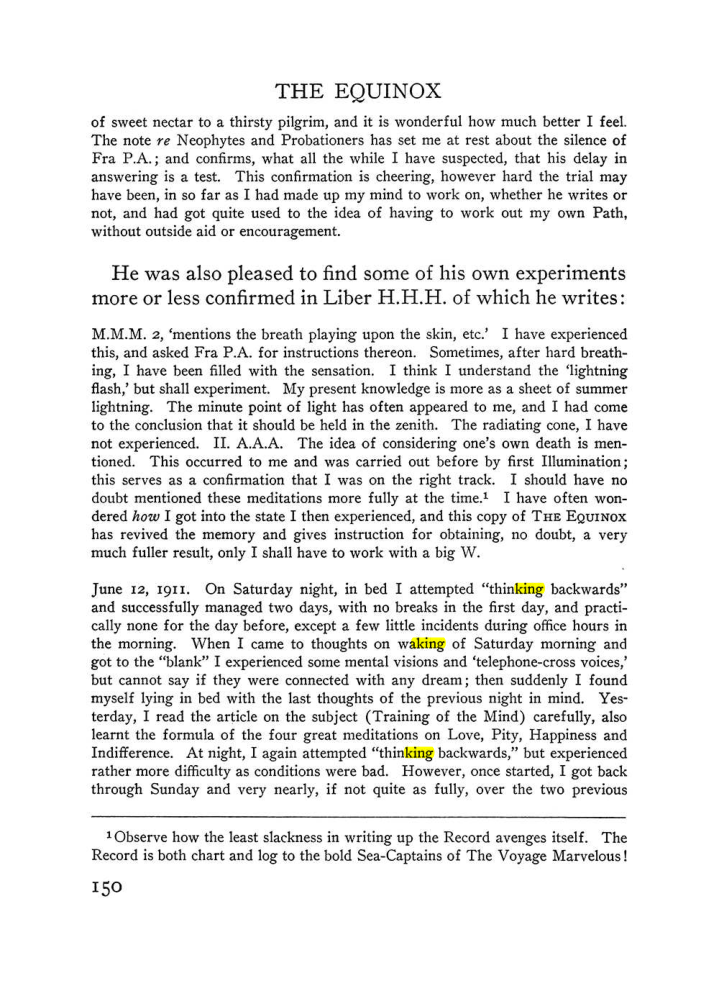 Original scan of The Equinox (Volume III, Number I), PDF page 158