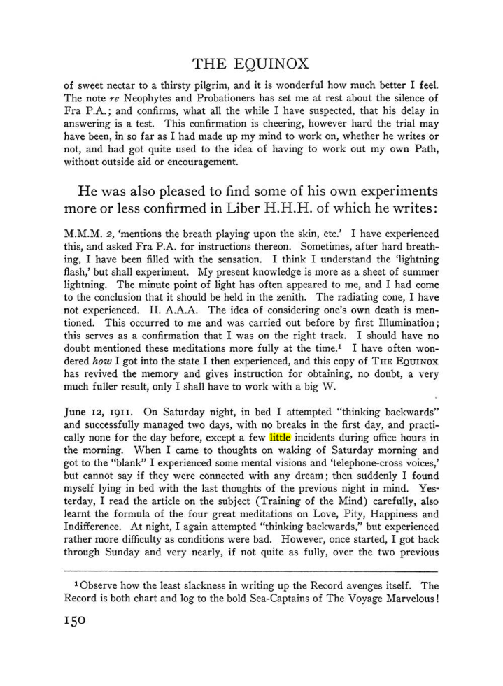 Original scan of The Equinox (Volume III, Number I), PDF page 158