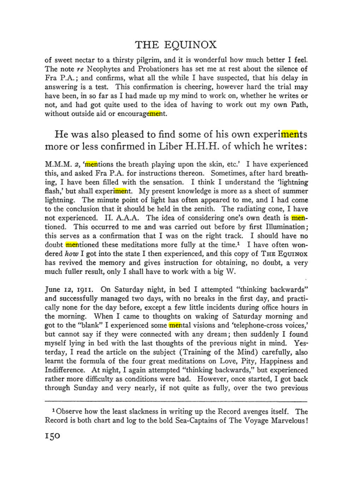 Original scan of The Equinox (Volume III, Number I), PDF page 158