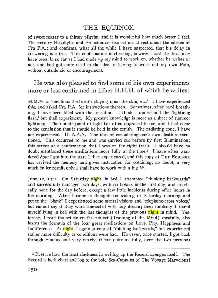 Original scan of The Equinox (Volume III, Number I), PDF page 158