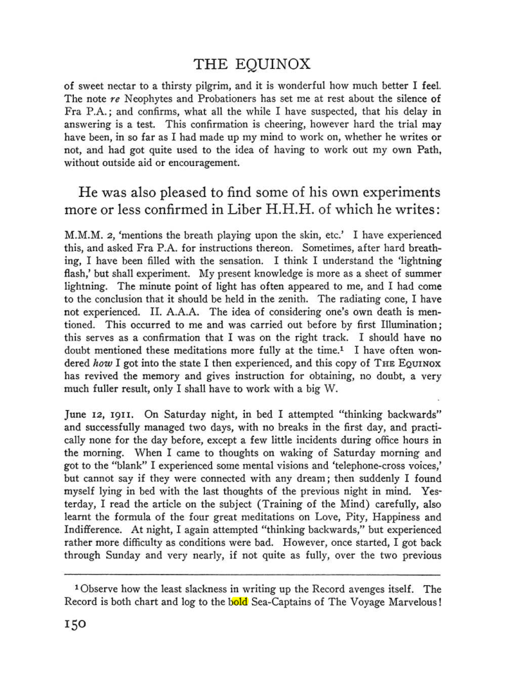 Original scan of The Equinox (Volume III, Number I), PDF page 158