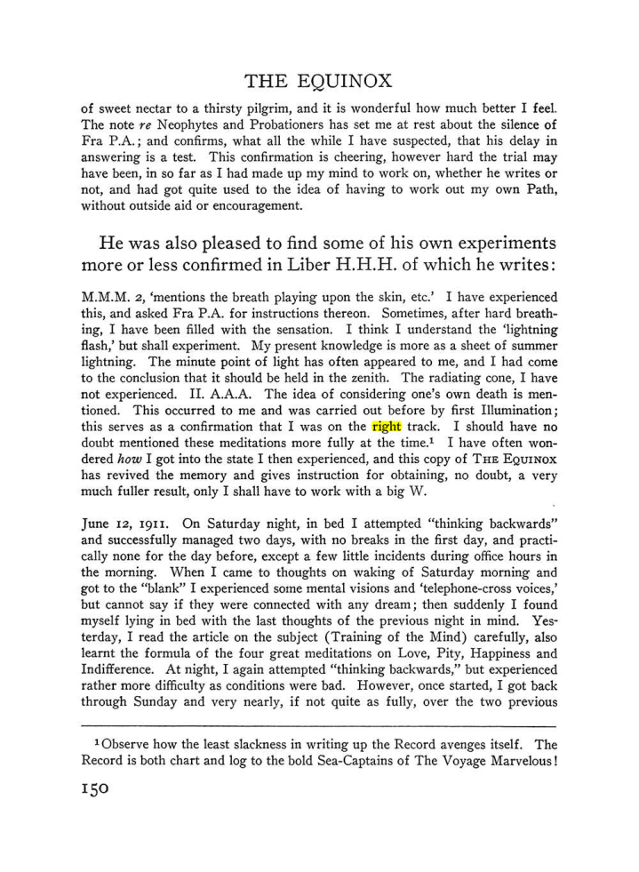 Original scan of The Equinox (Volume III, Number I), PDF page 158