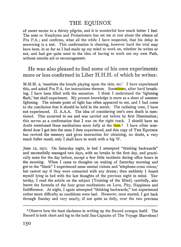 Original scan of The Equinox (Volume III, Number I), PDF page 158