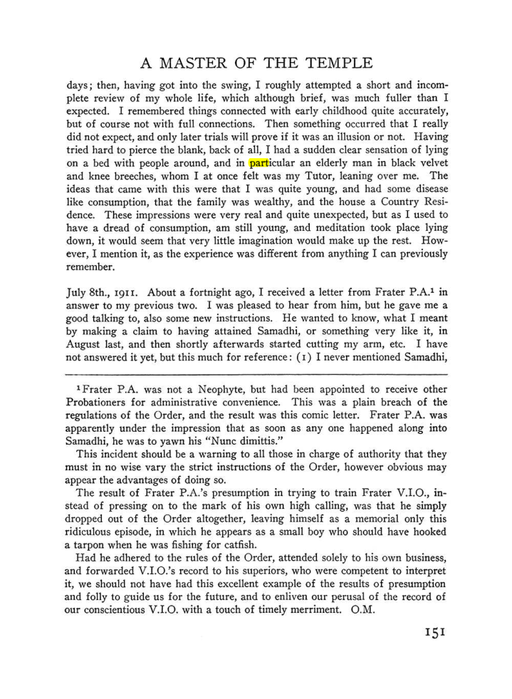 Original scan of The Equinox (Volume III, Number I), PDF page 159