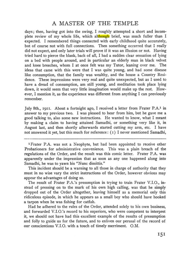 Original scan of The Equinox (Volume III, Number I), PDF page 159