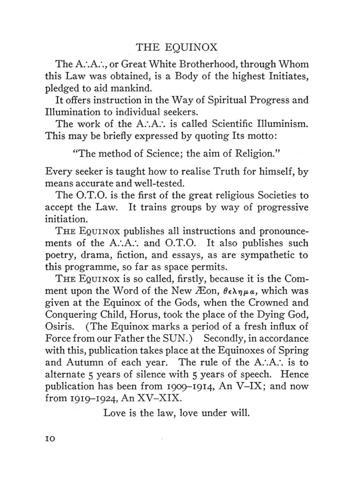 Original scan of The Equinox (Volume III, Number I), PDF page 16