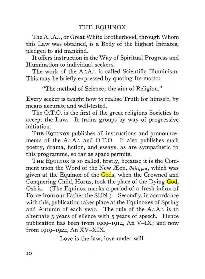 Original scan of The Equinox (Volume III, Number I), PDF page 16