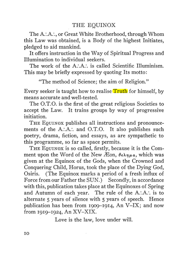 Original scan of The Equinox (Volume III, Number I), PDF page 16