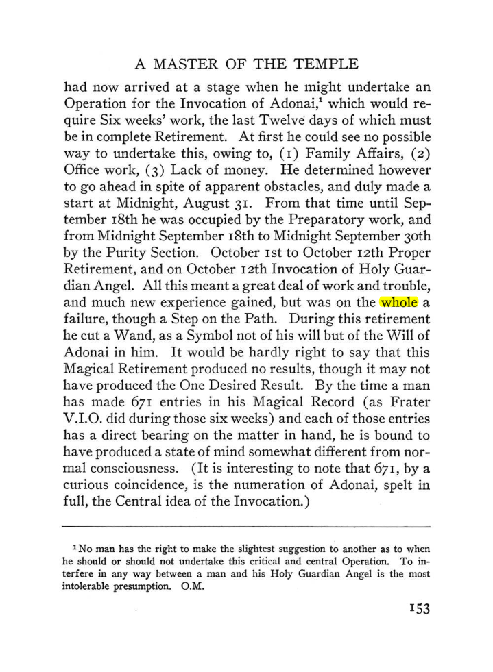 Original scan of The Equinox (Volume III, Number I), PDF page 161