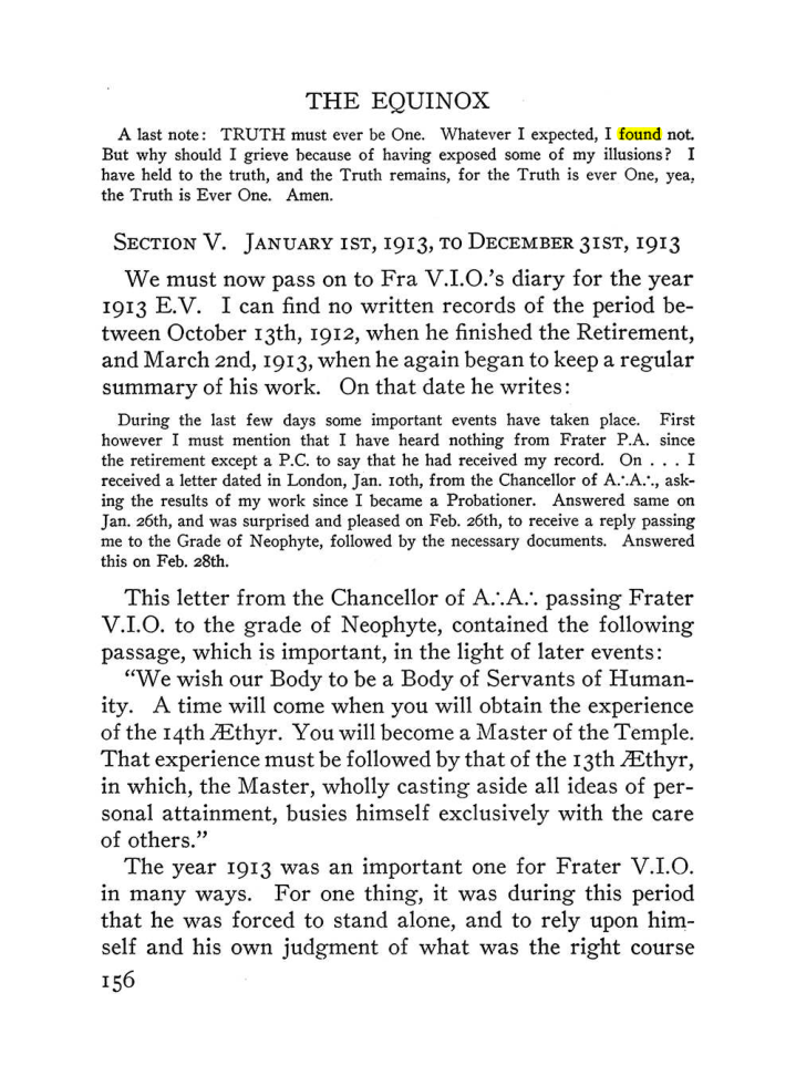 Original scan of The Equinox (Volume III, Number I), PDF page 164