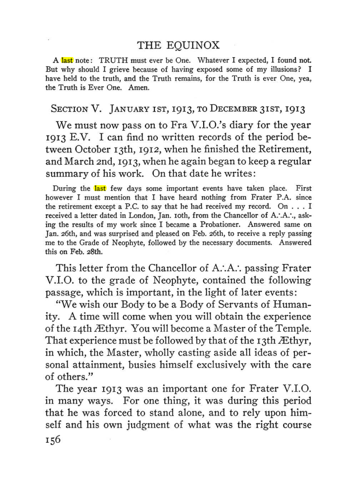Original scan of The Equinox (Volume III, Number I), PDF page 164
