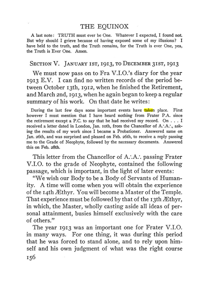 Original scan of The Equinox (Volume III, Number I), PDF page 164