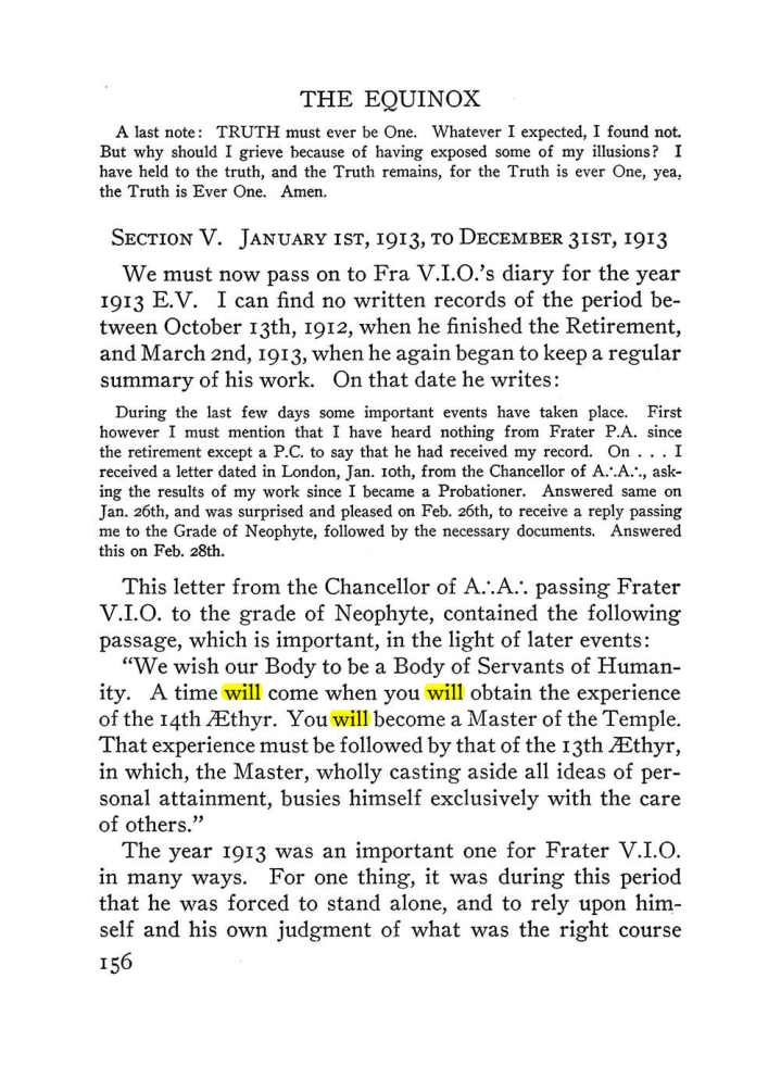 Original scan of The Equinox (Volume III, Number I), PDF page 164
