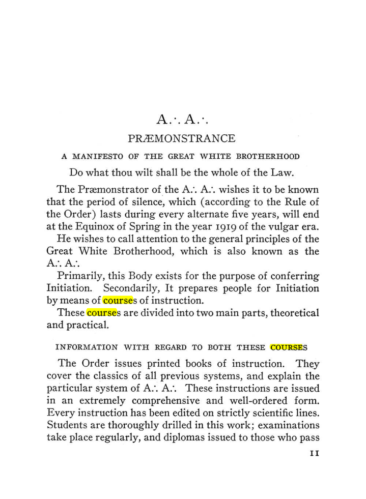 Original scan of The Equinox (Volume III, Number I), PDF page 17