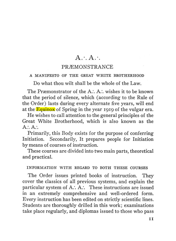Original scan of The Equinox (Volume III, Number I), PDF page 17