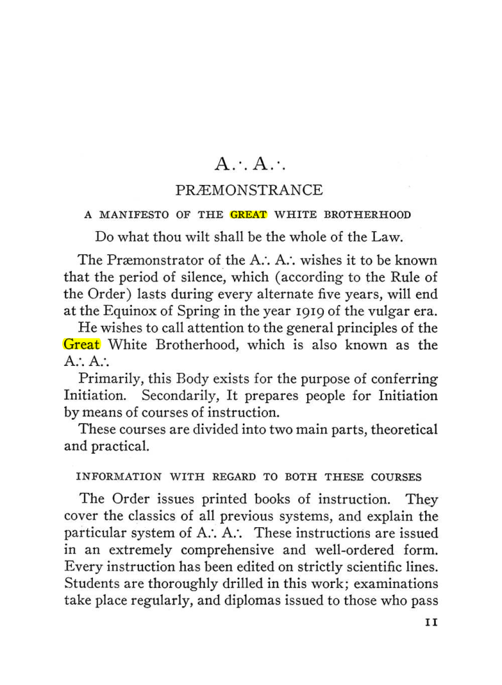 Original scan of The Equinox (Volume III, Number I), PDF page 17