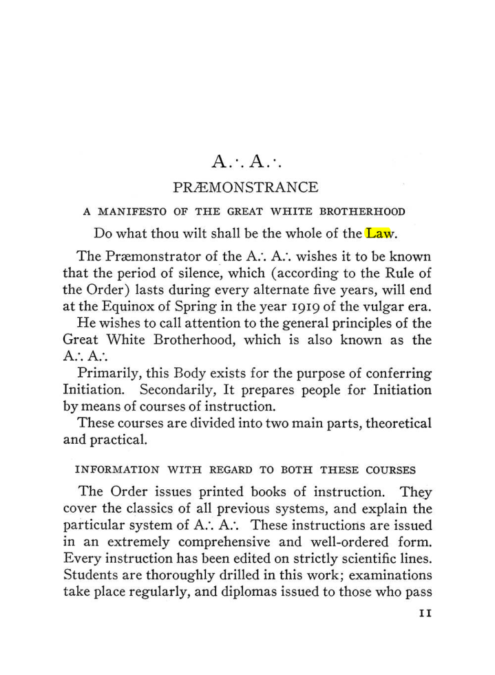 Original scan of The Equinox (Volume III, Number I), PDF page 17