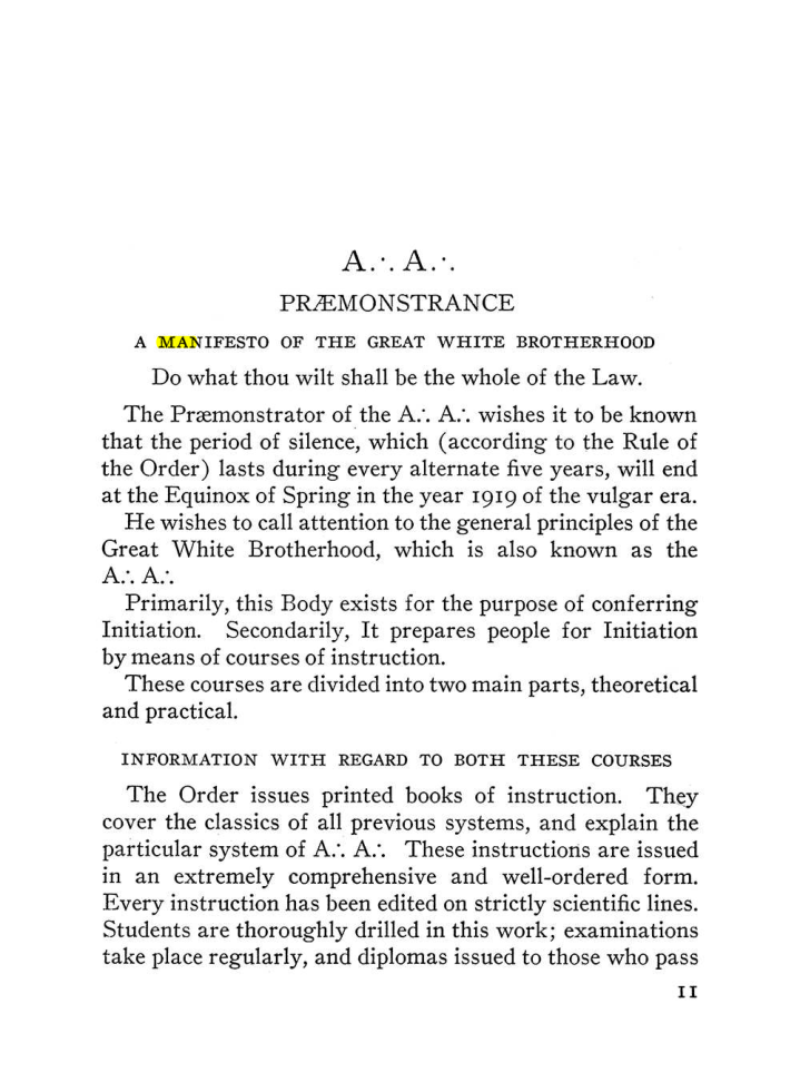 Original scan of The Equinox (Volume III, Number I), PDF page 17