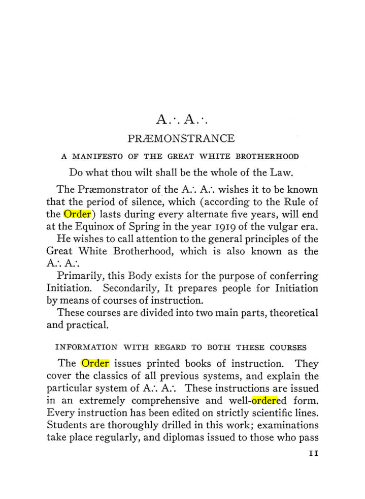 Original scan of The Equinox (Volume III, Number I), PDF page 17