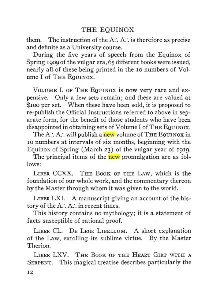 Original scan of The Equinox (Volume III, Number I), PDF page 18