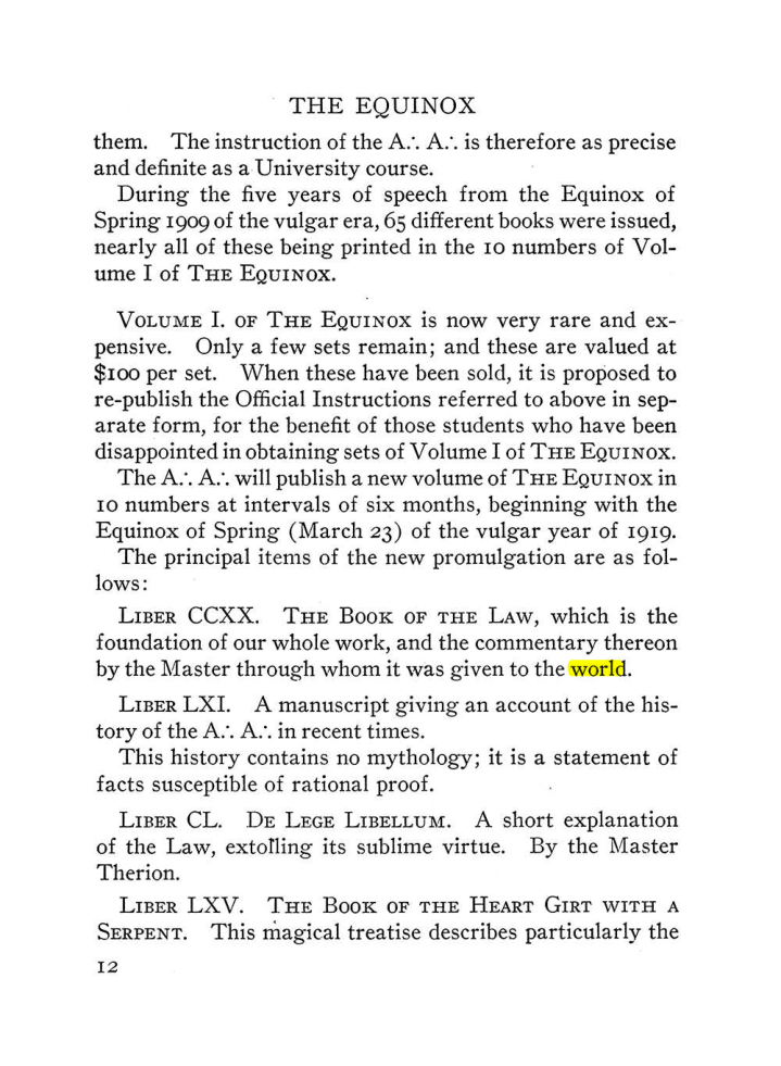 Original scan of The Equinox (Volume III, Number I), PDF page 18