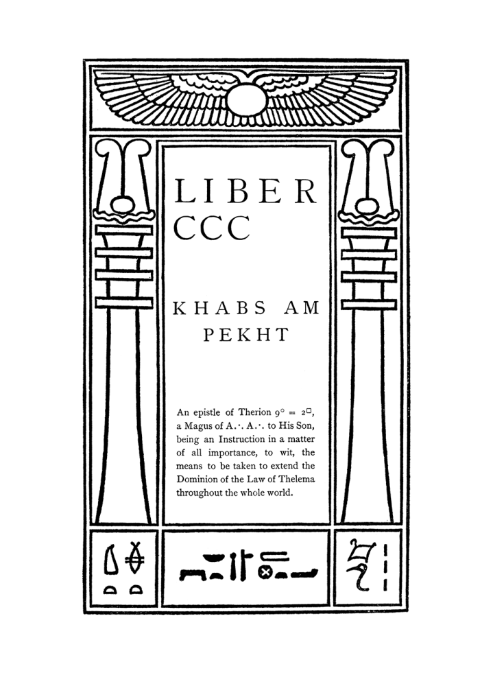 Original scan of The Equinox (Volume III, Number I), PDF page 183