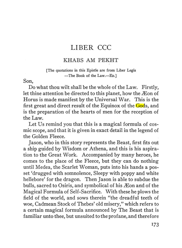 Original scan of The Equinox (Volume III, Number I), PDF page 185