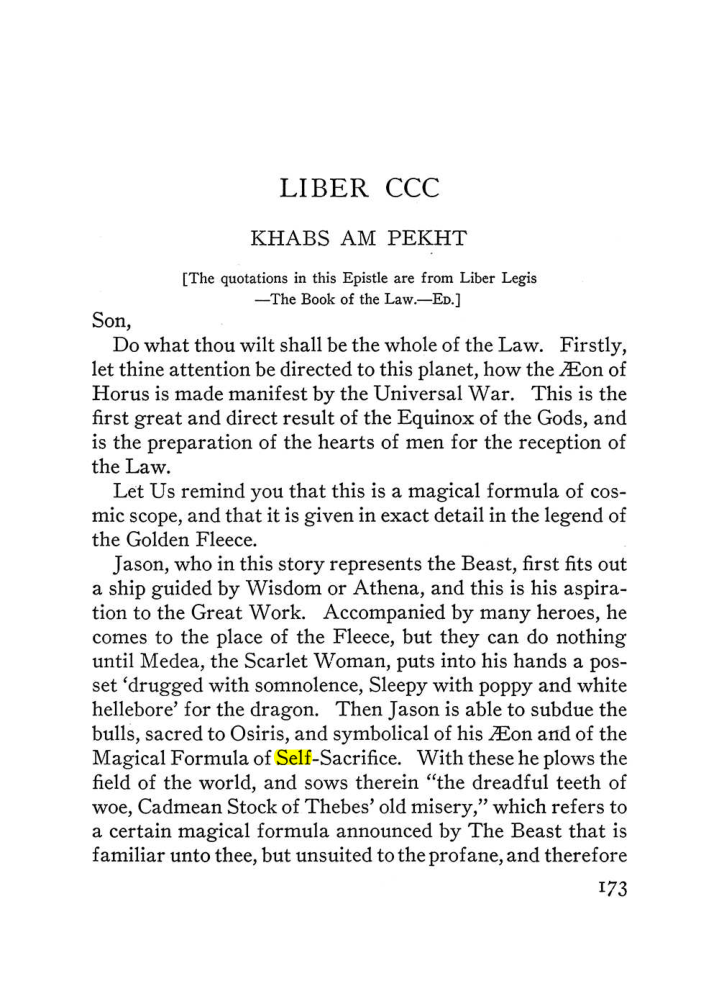 Original scan of The Equinox (Volume III, Number I), PDF page 185