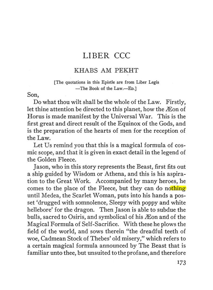 Original scan of The Equinox (Volume III, Number I), PDF page 185